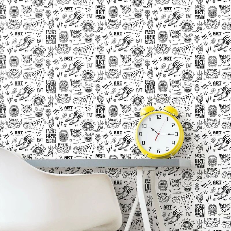 RoomMates Disney® Cruella Graffiti Peel & Stick Wallpaper