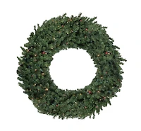 5ft. Pre-Lit Commercial Canadian Pine Artificial Christmas Wreath