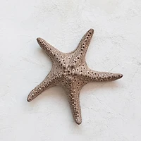 Hello Honey® 11" Brown Stoneware Starfish Decoration