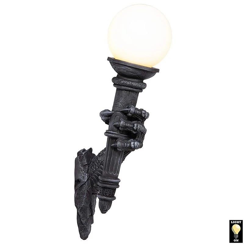 Design Toscano 2ft. Blackfriar's Gate Wall Torchiere Lamp