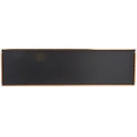 Blue Porcelain Trees Landscape Framed Wall Art with Gold Aluminum Frame 71" x 2" x 20"