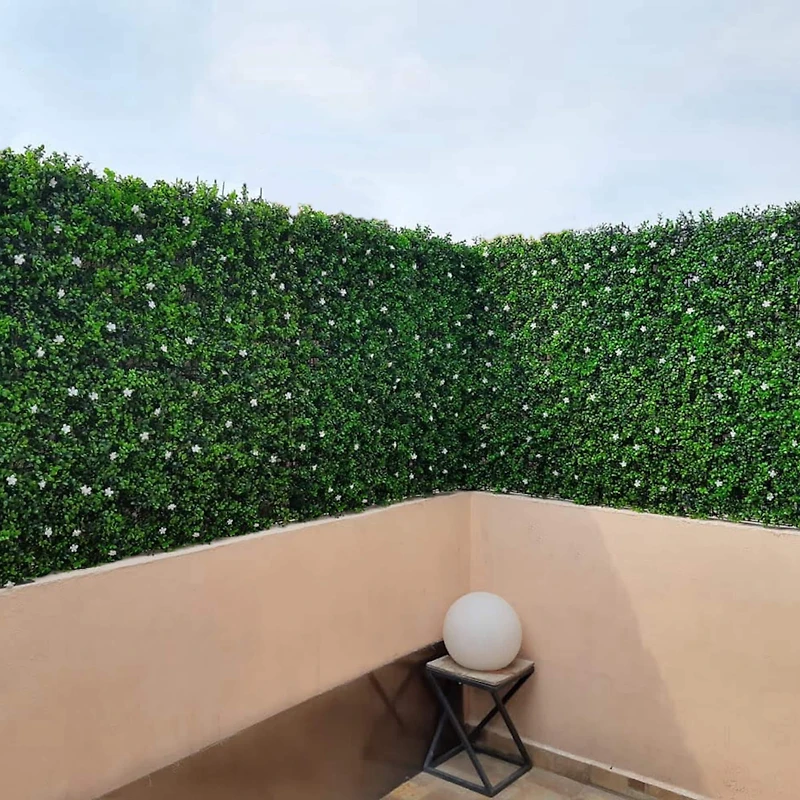 "Tulum" Artificial Foliage Plant Green Wall Panels, 4ct.