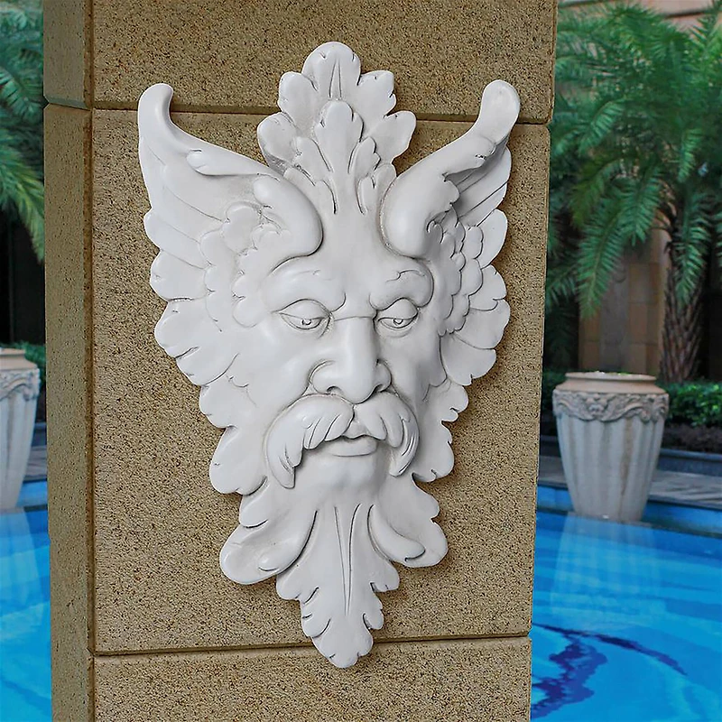 Design Toscano Michelangelo Florentine Man Green Man Replica Wall Sculpture