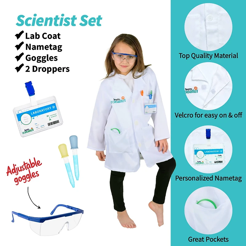 Bintiva Scienctist Explorer Gardening Dress Up & Drama Play Trunk Set