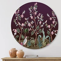 Designart - Chinoiserie With Birds and Peonies I