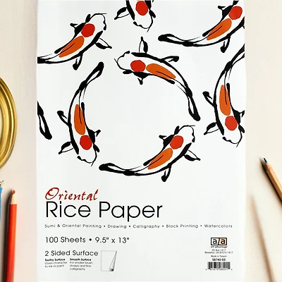 Art Advantage® 9.5" x 13" Rice Paper, 100 Sheets