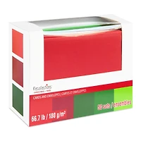 Reds & Greens Christmas Cards & Envelopes, 50ct. by Recollections™