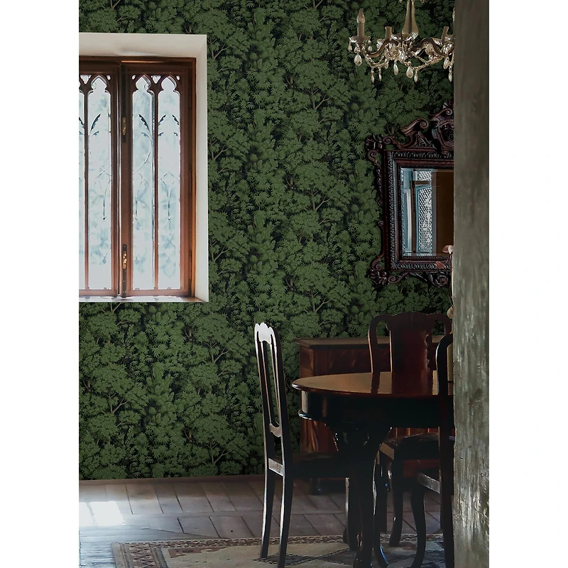 RoomMates Ardian Green Peel & Stick Wallpaper