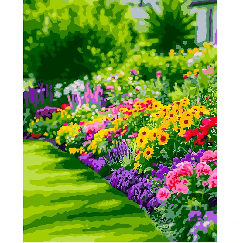 16" x 20" Garden Paint-by-Number Kit by Artist's Loft®