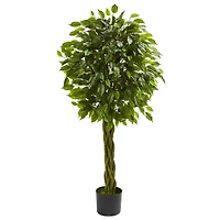 4ft. Potted Woven Trunk Ficus Tree