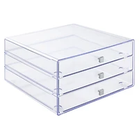 Clear 3-Drawer Organizer by Simply Tidy™