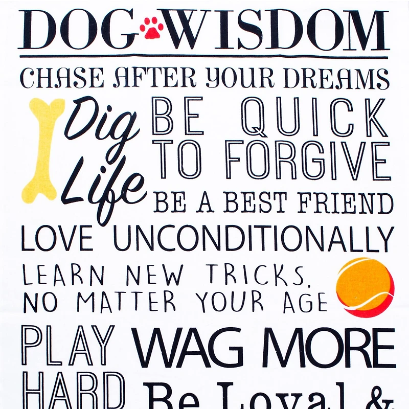 DII® Dog Prints Dishtowel, 2ct.