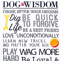 DII® Dog Prints Dishtowel, 2ct.