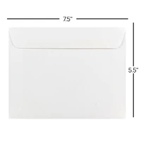 JAM Paper 5.5" x 7.5" White Booklet Envelopes