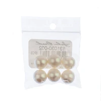 Maxima Nacre Pearl 12mm 6pcs Pearlescent White