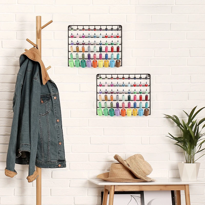 NEX™ Brown 54-Spool Metal Thread Rack, 2ct.