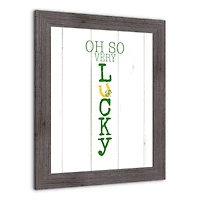 Oh So Lucky Framed Print 2 16" x 20" Western Gray Framed Print