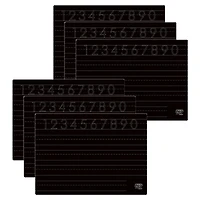 The Pencil Grip 2-Sided Numbers & Shapes Activity Playmats, 6ct.