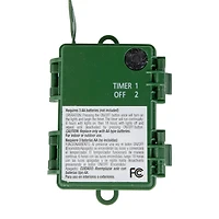 2ft. Pre-Lit Potted Frosted Mixed Pine with Cardinals Christmas Tree, Warm White LED Lights