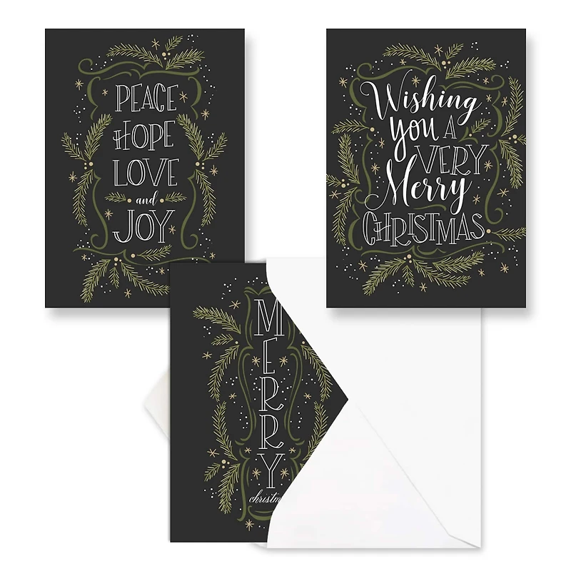 Hortense B. Hewitt Co. Christmas Pines Holiday Cards