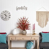 2.5ft. Cherry Blossom Arrangement in Gold Trimmed Stoneware Vase