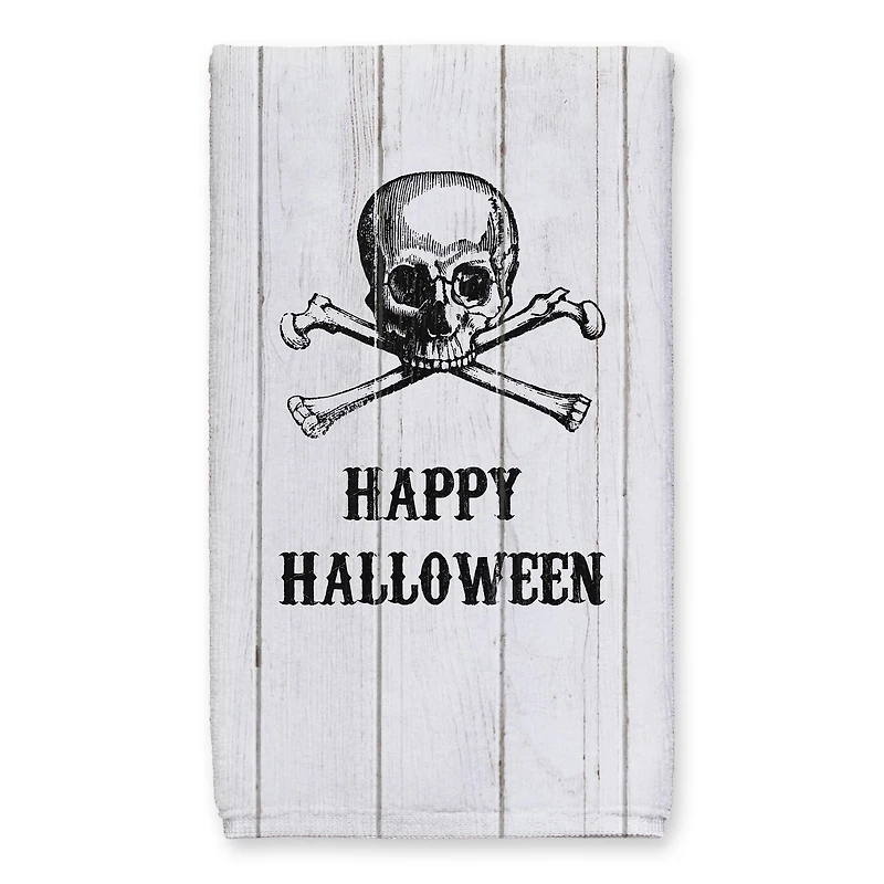 Happy Halloween Skull Tea Towel Set