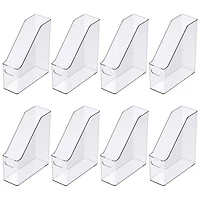 8 Pack: 12" Clear Magazine Storage Bin by Simply Tidy®