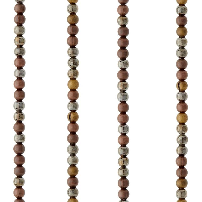 Metallic Mix Metal Round Beads, 3.5mm by Bead Landing™