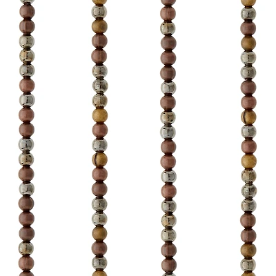 Metallic Mix Metal Round Beads, 3.5mm by Bead Landing™