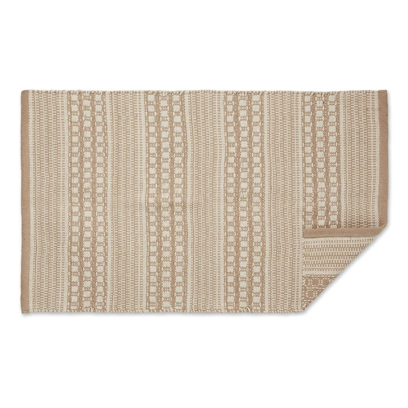 DII® Stone Dobby Stripe Hand-Loomed Rug, 2ft. x 3ft.