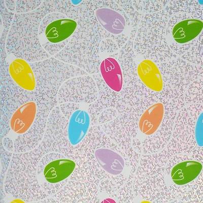 30" x 24ft. Glitter Lights Foil Gift Wrap by Celebrate It™