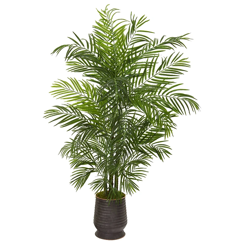 5.4ft. Areca Artificial Palm Tree in Decorative Planter