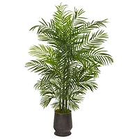 5.4ft. Areca Artificial Palm Tree in Decorative Planter