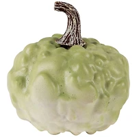 5.5"  Green Textured Pumpkin Tabletop Décor