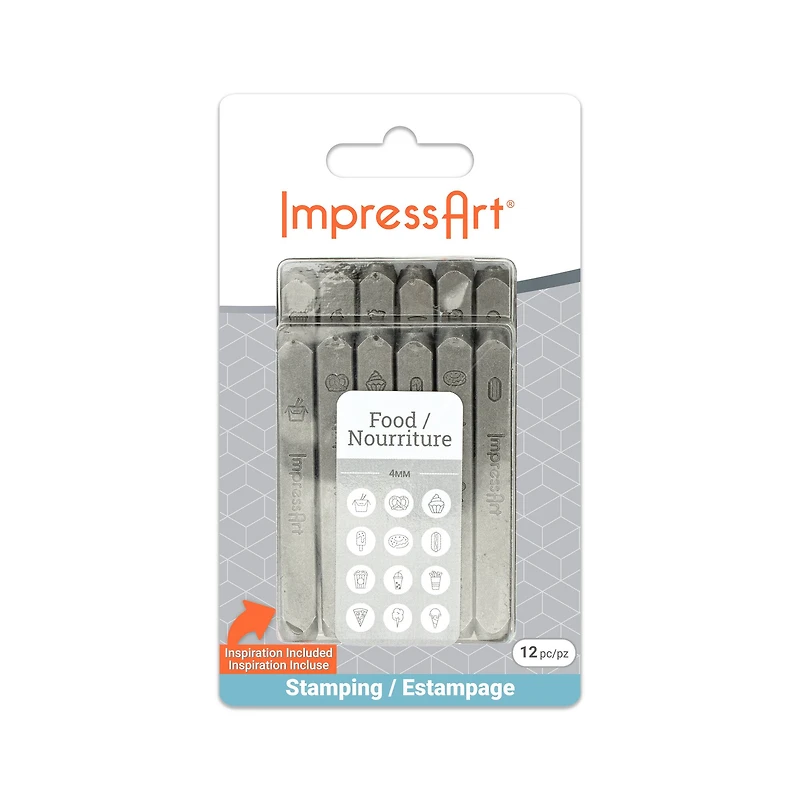 ImpressArt® 4mm Food Metal Stamps Pack