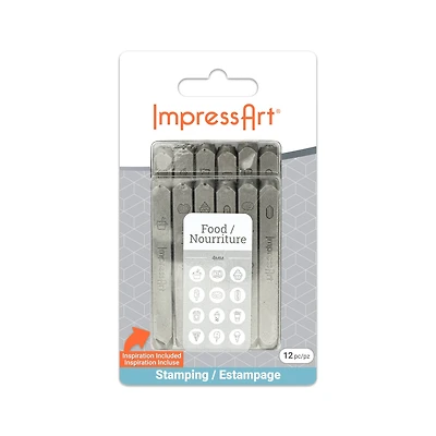 ImpressArt® 4mm Food Metal Stamps Pack