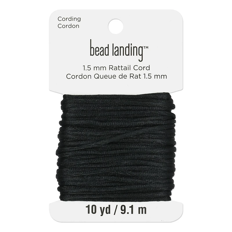 12 Pack: 1.5mm Rattail Cord by Bead Landing
