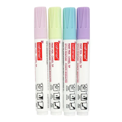 Pastels Chisel Tip Paint Pen Set by Craft Smart®