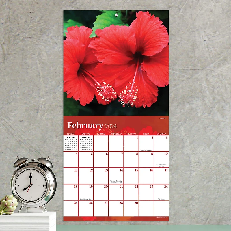 TF Publishing 2024 Flowers Mini Calendar