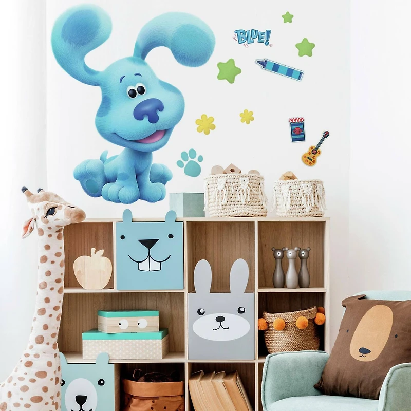 RoomMates Blue's Clues Peel & Stick Giant Wall Decals