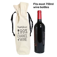 Personality Case™ Forecast Canvas Wine Bag