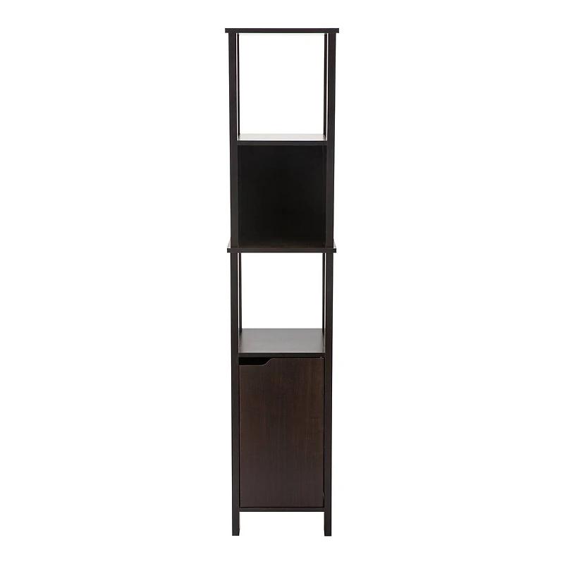 Organize It All 67" Espresso 5-Shelf Ambassador High Cabinet