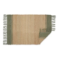 DII® Artichoke With Natural Jute Stripes Hand-Loomed Rug, 2ft. x 3ft.