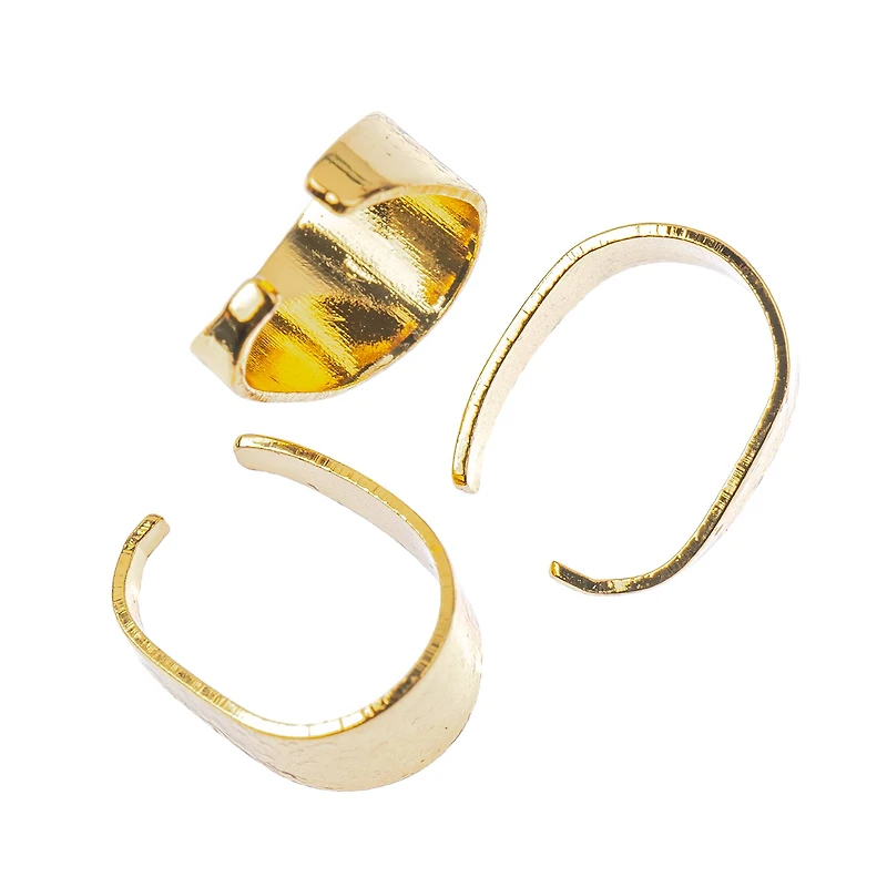 10mm 18K Gold-Plated Pinch Bails by Bead Landing™