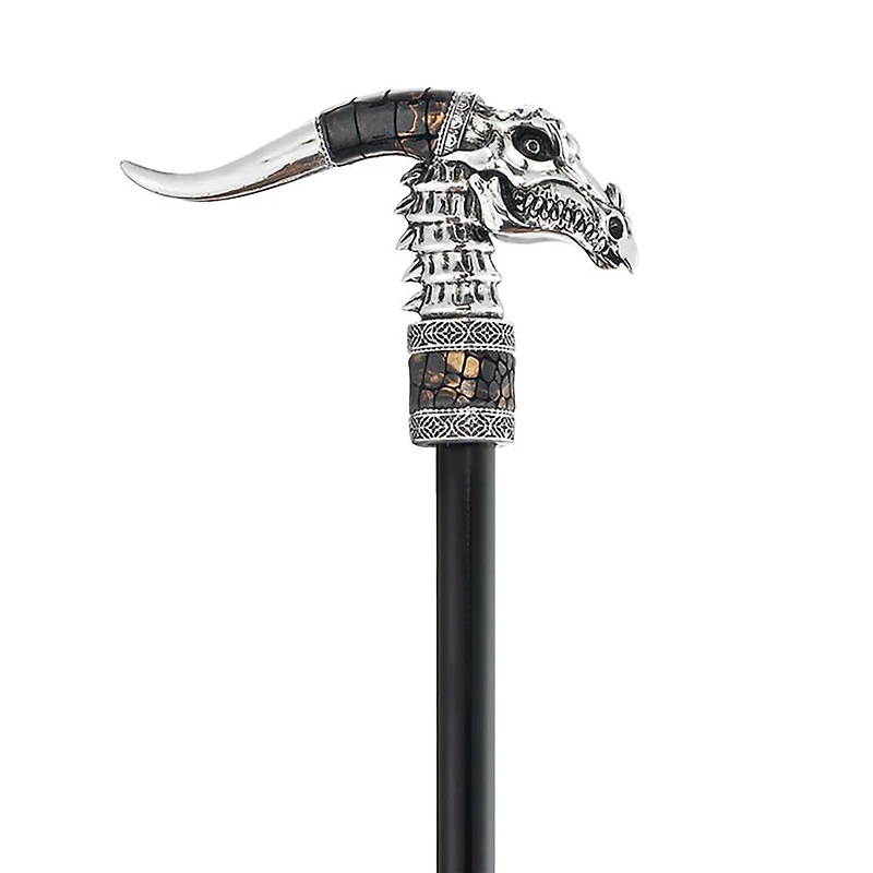 Design Toscano Dragonsthorne Collection 37" Nebula the Dragon Gothic Walking Stick