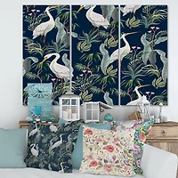 Designart - Chinoiserie With Birds and Peonies VII