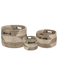 Traditional Nesting Wicker Baskets, 3ct.