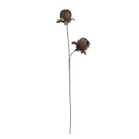 Hello Honey® 28.25" Taupe Organic Feather Flower Stem