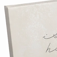 Love is what Happens 16" x 20" Canvas Wall Art