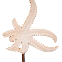 12" Pink Starfish Sculpture with Copper Stand